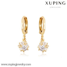 (90072) Pendiente plateado oro de alta calidad de Xuping Fashion 18K